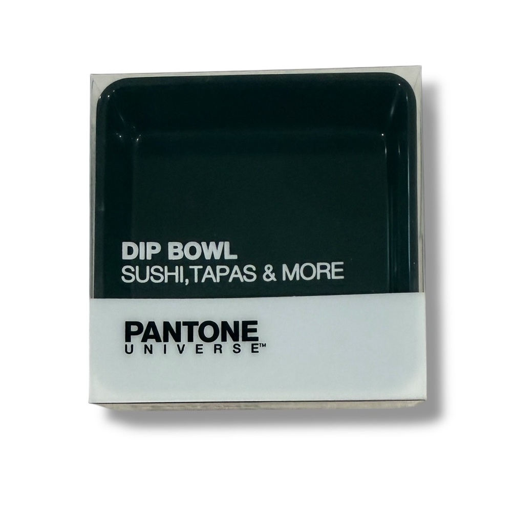 The Pantone Universe Dip Bowl Sushi in ANTHRACITE 19-4007 Black